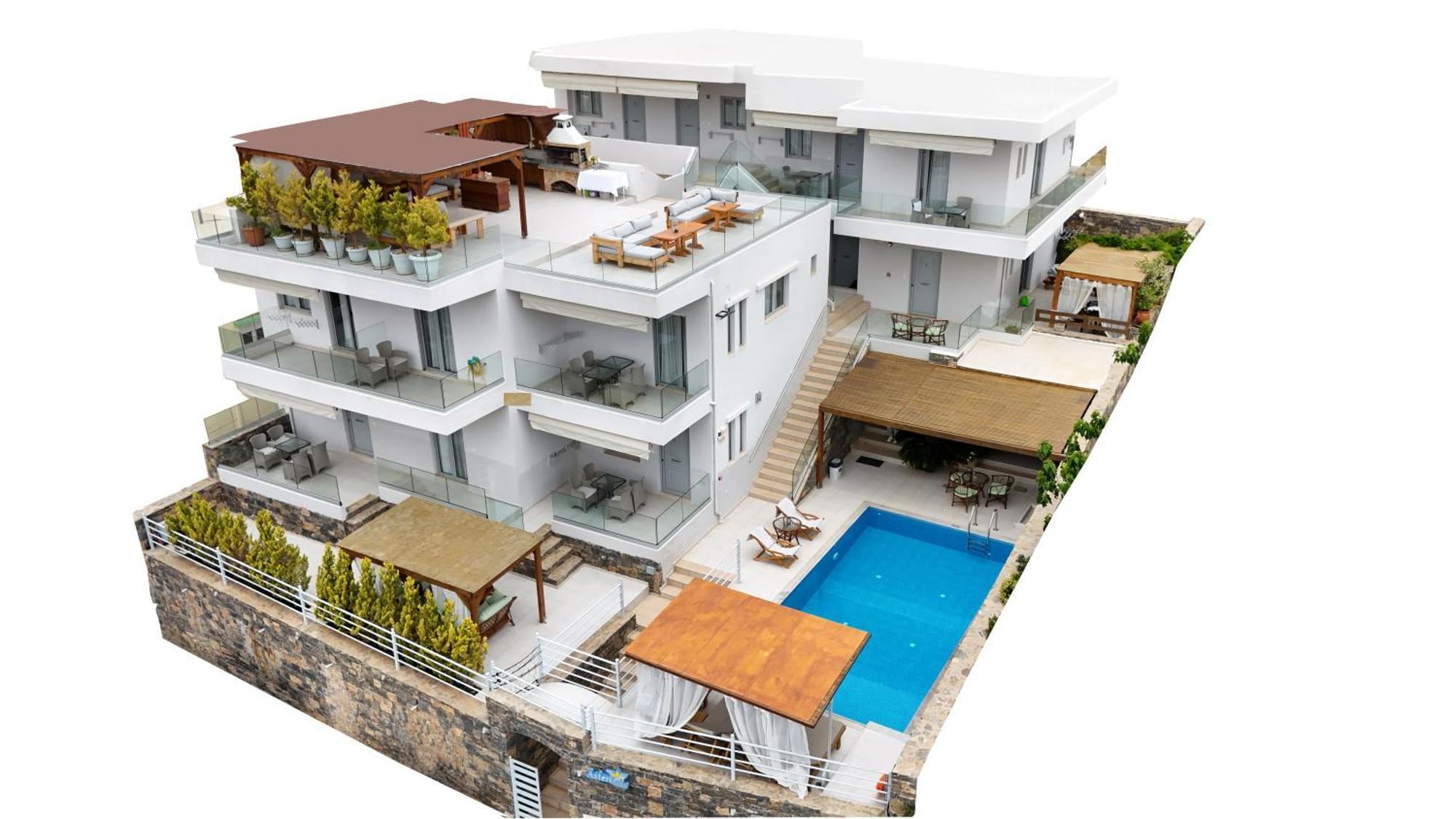 Asteri Apartments Und Studios Makrýgialos Esterno foto