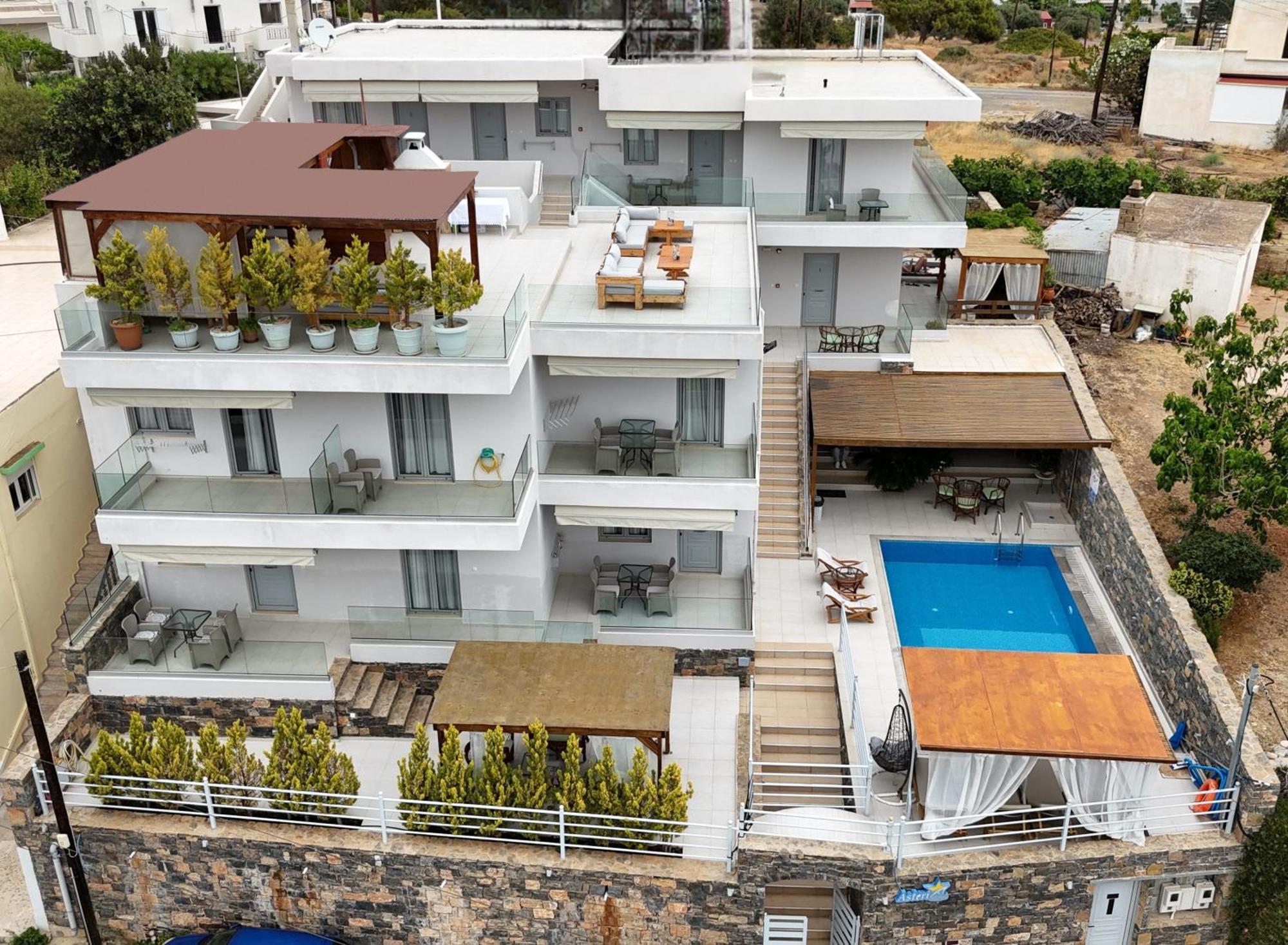 Asteri Apartments Und Studios Makrýgialos Esterno foto